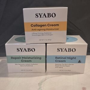 Skincare Set - Collagen, Repair, and Retinol Night Creams